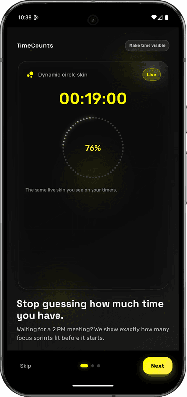 TimeCounts — Your Calendar, But Honest